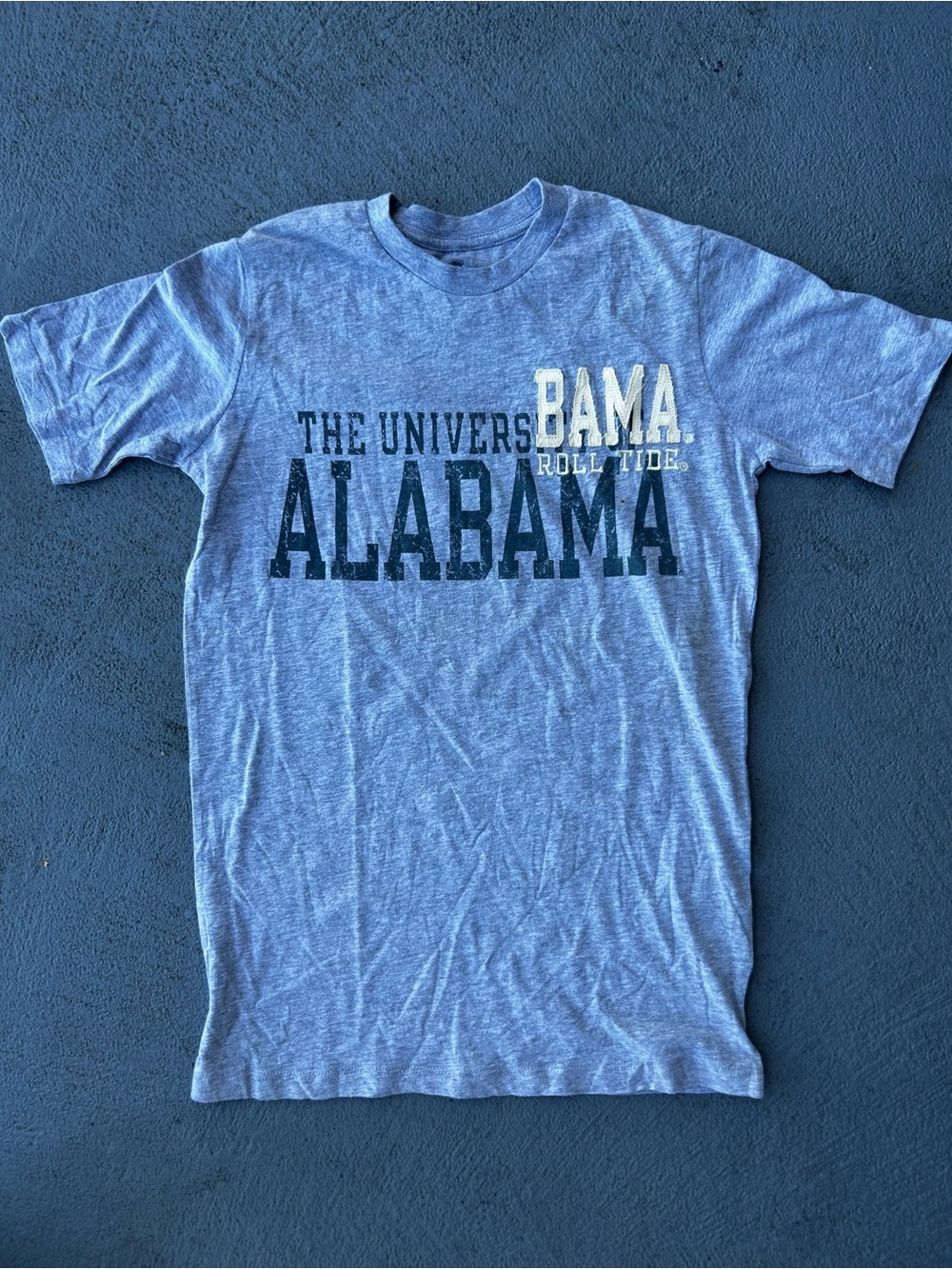 University of Alabama 'BAMA' Blue Graphic T-Shirt